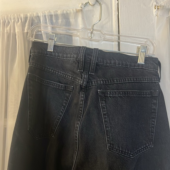 Frame Le High Wide Crop Jeans Women’s Size 28 Black - Picture 6 of 10